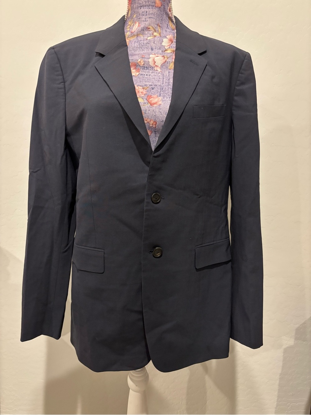 Theory Men's Navy Two-Button Blazer